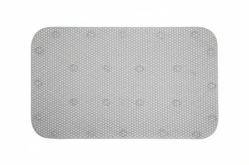Tappeto Vasca Rettangolare In Pvc Bianco- - Cm.70X38 - 2 Pezzi Xtra