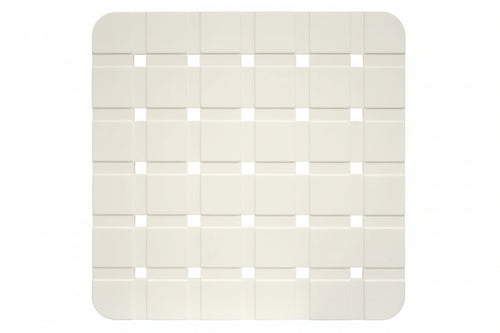Pedana Per Doccia In Plastica Bianca Elite- - Cm.58X58 - 2 Pezzi