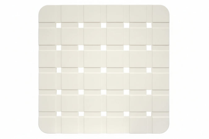 Pedana Per Doccia In Plastica Bianca Elite- - Cm.58X58 - 2 Pezzi