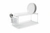 Scolapiatti Plastificato Bianco Cm.76