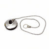 Tappo Con Catena A Perline E Anello- - Ø Mm.52 Per Lavello - 25 Busta