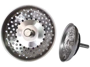 Griglia Inox Basket Microforata Per Lavello- - Ø Mm.84 - 10 Pezzi