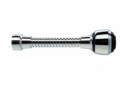 Rompigetto Flessibile Tipo Lusso In Ottone Cromato Cm.14 2510/S Milady - 2 Pezzi Siroflex