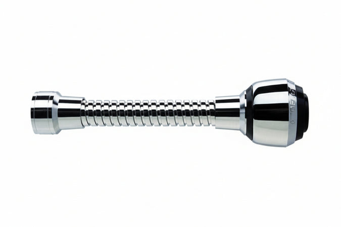 Rompigetto Flessibile Tipo Lusso In Ottone Cromato Cm.14 2510/S Milady - 2 Pezzi Siroflex