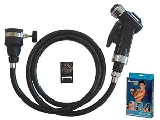 Doccia Lavatesta Per Lavabo Micronette Regal Nero 2010/S Siroflex