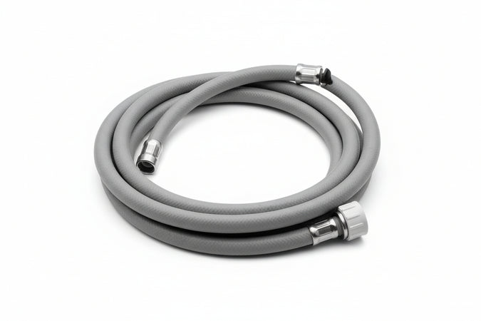 Tubo Carico Per Lavatrice Con Curva- - Attacco Ff 3/4 Cm.300 - 5 Pezzi