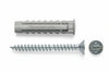 Tassello In Nylon Con Vite Sx-S- - Ø Mm.6X30 Vite Mm.4,5X40 - 100 Pezzi Fischer