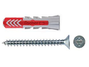 Tassello Bi Material Con Vite Duopower- - Ø Mm.5X25 - 100 Pezzi Fischer