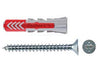 Tassello Bi Material Con Vite Duopower- - Ø Mm.6X30 - 100 Pezzi Fischer