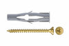 Tassello In Nylon Con Vite Fu-V- - Ø Mm.10X60 Vite Mm.6X80 - 25 Pezzi Fischer