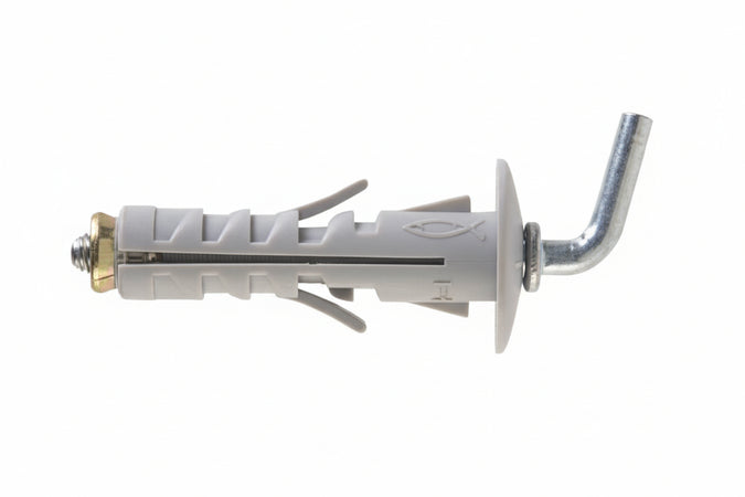 Tassello In Nylon Con Gancio Corto Sb- - Sb 12/8 Ø Mm.12X45 Gancio Mm.12 - 100 Pezzi Fischer