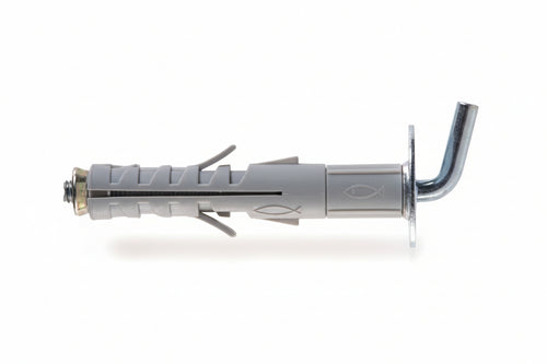 Tassello In Nylon Prolungato Con Gancio Corto Sb- - Sb 9/L8 Ø Mm.9X52 Gancio Mm.10 - 100 Pezzi Fischer