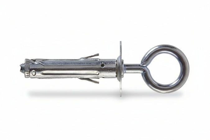 Tassello In Acciaio Con Occhiolo Chiuso Sbs- - Sbs 9/3 Ø Mm.9X45 Asola Occhio Mm.14 - 50 Pezzi Fischer