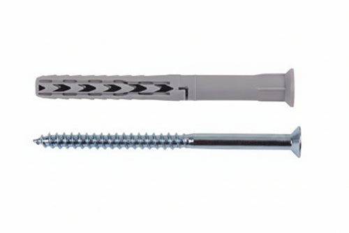Tassello In Nylon Prolungato Sxr-Z- - Ø Mm.6X60 Vite Pozidrive Ø Mm.4,5X65 - 50 Pezzi Fischer