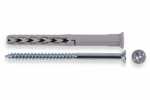 Tassello In Nylon Prolungato Sxrl-Wz Ls- - Ø Mm.8X60 Vite Pozidrive Ø Mm.5,5X70 - 50 Pezzi Fischer