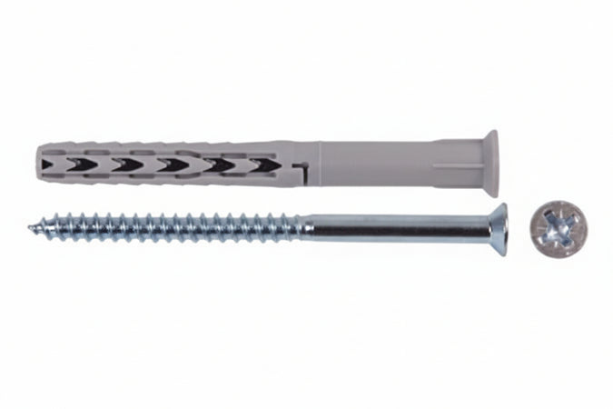 Tassello In Nylon Prolungato Sxrl-Wz Ls- - Ø Mm.8X80 Vite Pozidrive Ø Mm.5,5X90 - 50 Pezzi Fischer