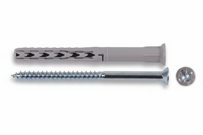 Tassello In Nylon Prolungato Sxrl-Wz Ls- - Ø Mm.8X100 Vite Pozidrive Ø Mm.5,5X110 - 50 Pezzi Fischer