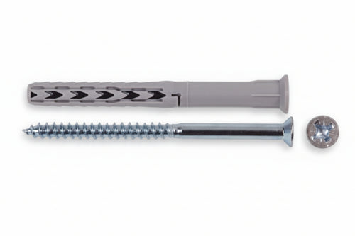 Tassello In Nylon Prolungato Sxrl-Wz Ls- - Ø Mm.8X120 Vite Pozidrive Ø Mm.5,5X125 - 50 Pezzi Fischer