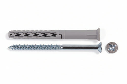 Tassello In Nylon Prolungato Sxrl-Wz Ls- - Ø Mm.10X80 Vite Pozidrive Ø Mm.7X90 - 50 Pezzi Fischer