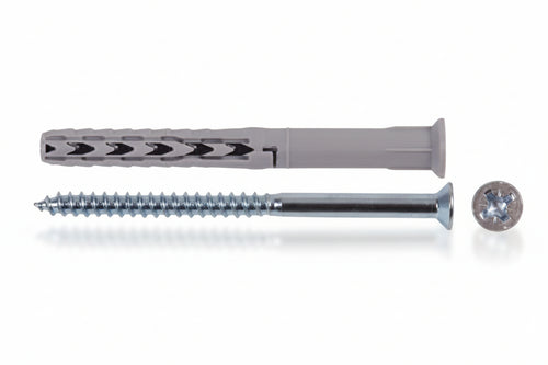 Tassello In Nylon Prolungato Sxrl-Wz Ls- - Ø Mm.10X160 Vite Pozidrive Ø Mm.7X170 - 50 Pezzi Fischer