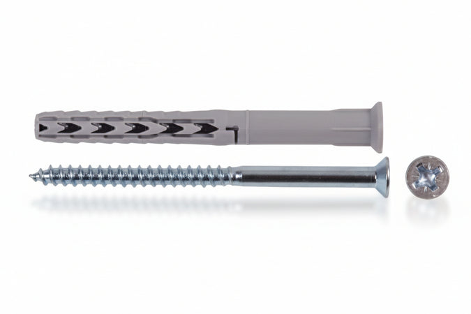 Tassello In Nylon Prolungato Sxrl-Wz Ls- - Ø Mm.10X160 Vite Pozidrive Ø Mm.7X170 - 50 Pezzi Fischer