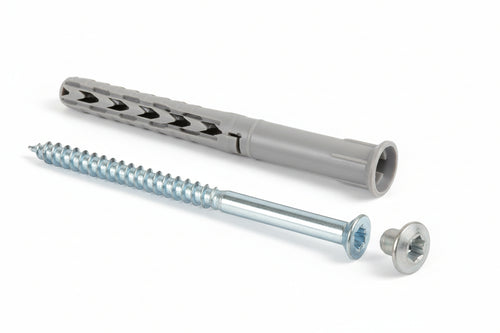 Tassello In Nylon Prolungato Sxrl-Wt Is- - Ø Mm.10X140 Vite Ø Mm.7X147 Torx T40 - 50 Pezzi Fischer