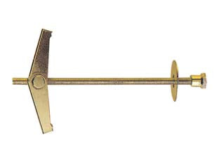 Ancora A Soffitto In Acciaio Kd- - Kd 4 Vite Ø Mm.4 Ma X Mm.95 Con Dado In Ottone - 25 Pezzi Fischer