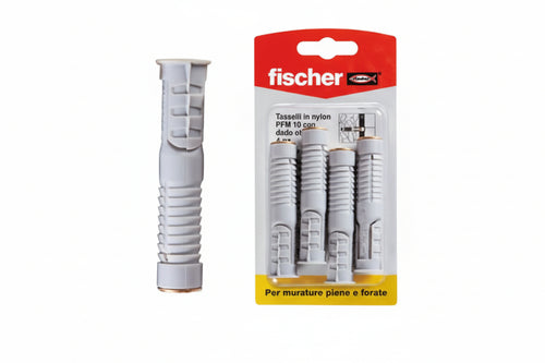 Tasselli In Nylon Pmf Ricambio Per Mensole Csb/Cpf- - Pfm 8K In Blister Da Pz.4 - 12 Blister Fischer