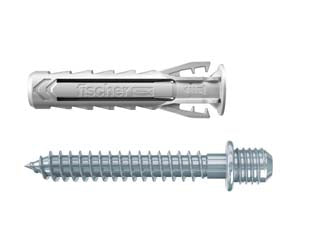 Tassello Con Doppia Vite Sx Plus 6 Dv - 100 Pezzi Fischer
