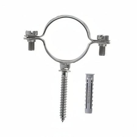 Collarini In Acciaio Zincato Czv- - Ø Mm.32 - 1 Busta Fischer