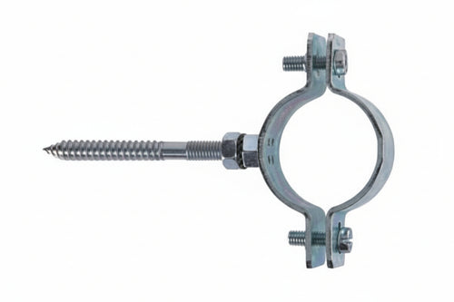 Collare Pesante In Acciaio Zincato Per Tubi Cpt- - 3/4 Plus P/Tubi Ø Mm.25/28 Tassello Ø Mm.10 - 10 Pezzi Fischer