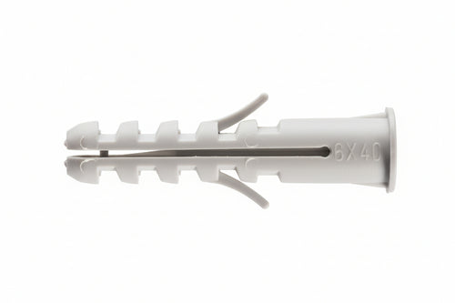 Tassello In Nylon Bordato Pa 6 Esb- - Ø Mm.6X30 - 100 Pezzi Elematic