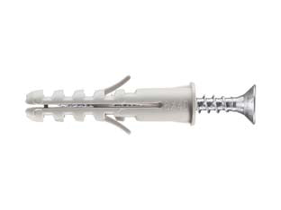 Tassello In Nylon Con Vite Tsp Pz Bordato Pa 6 Esb/Va- - Ø Mm.5X25, In Conf. Self Service Pz.10 - 10 Busta Elematic