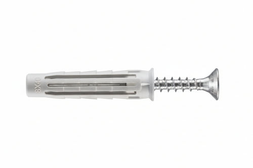 Tassello In Nylon Con Vite Tsp Pz Pa 6 T6/Va- - Ø Mm.5X25, In Conf. Self Service Pz.10 - 10 Busta Elematic