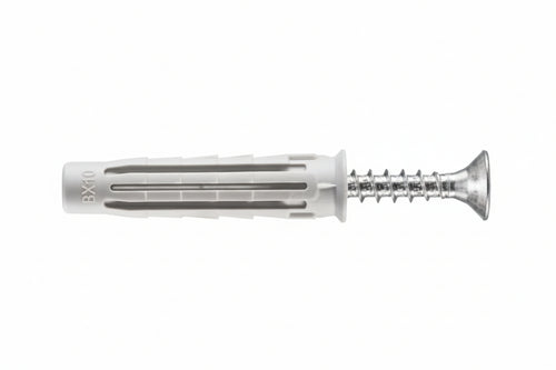 Tassello In Nylon Con Vite Tsp Pz Pa 6 T6/Va- - Ø Mm.6X30, In Conf. Self Service Pz.10 - 10 Busta Elematic