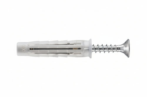 Tassello In Nylon Con Vite Tsp Pz Pa 6 T6/Va- - Ø Mm.10X50 - 25 Pezzi Elematic