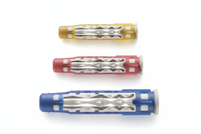 Tassello In Nylon Bi-Materia Bluefix- - Ø Mm.5X30 - 100 Pezzi Elematic