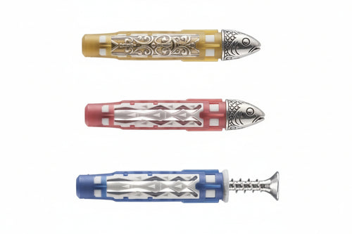 Tassello In Nylon Bi-Material Con Vite Tsp Bluefix/Va- - Ø Mm.5X30, In Conf. Pz.100 - 100 Pezzi Elematic