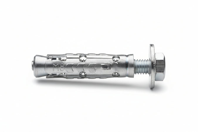 Tassello In Acciaio Con Vite 8.8 Te Le/B- - Ø 18X74Mm, 12 Ma - 20 Pezzi Elematic