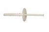 Tassello Espansione In Pe Hd Con Chiodo Bianco Per Cappotto Termico- - Ø Mm.58X110H. - Chiodo In Nylon Mm.110H. - 250 Pezzi