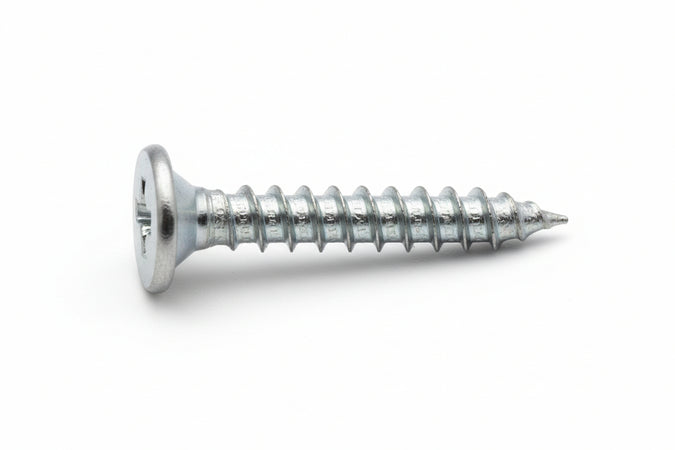 Viti Panel-Vit Testa Svasata Piana Acciaio Chromiting- - Ø Mm.4,5X30 - 500 Pezzi Mustad