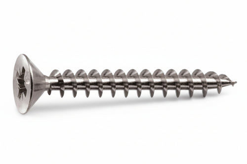 Viti Panel-Vit Testa Svasata Piana Acciaio Chromiting- - Ø Mm.4,5X35 - 500 Pezzi Mustad