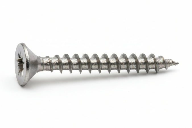 Viti Panel-Vit Testa Svasata Piana Acciaio Chromiting- - Ø Mm.4,5X40 - 500 Pezzi Mustad