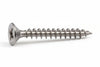 Viti Panel-Vit Testa Svasata Piana Acciaio Chromiting- - Ø Mm.4,5X45 - 200 Pezzi Mustad