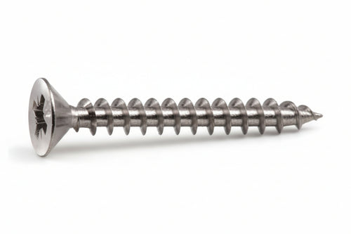 Viti Panel-Vit Testa Svasata Piana Acciaio Chromiting- - Ø Mm.4,5X50 - 200 Pezzi Mustad