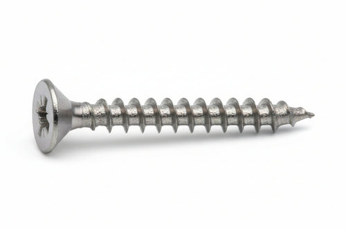 Viti Panel-Vit Testa Svasata Piana Acciaio Chromiting- - Ø Mm.4,5X60 - 200 Pezzi Mustad