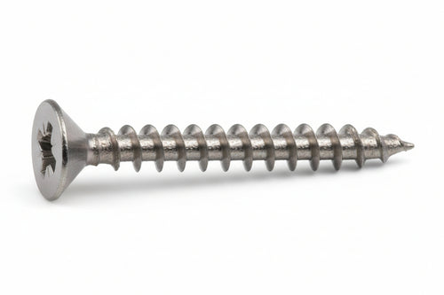 Viti Panel-Vit Testa Svasata Piana Acciaio Chromiting- - Ø Mm.4,5X70 - 200 Pezzi Mustad