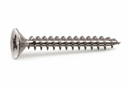 Viti Panel-Vit Testa Svasata Piana Acciaio Chromiting- - Ø Mm.4,5X80 - 200 Pezzi Mustad