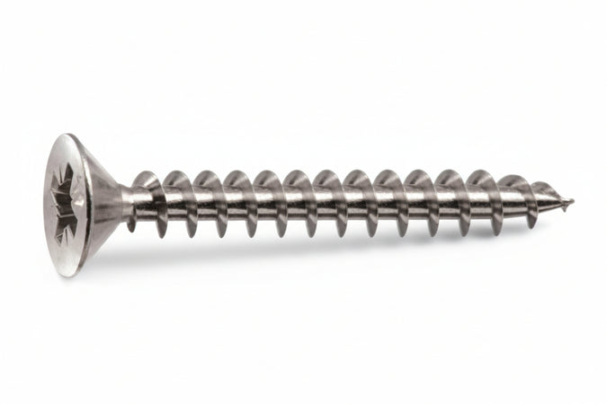 Viti Panel-Vit Testa Svasata Piana Acciaio Chromiting- - Ø Mm.5X20 - 500 Pezzi Mustad