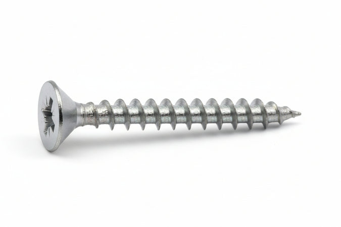 Viti Panel-Vit Testa Svasata Piana Acciaio Chromiting- - Ø Mm.5X25 - 500 Pezzi Mustad
